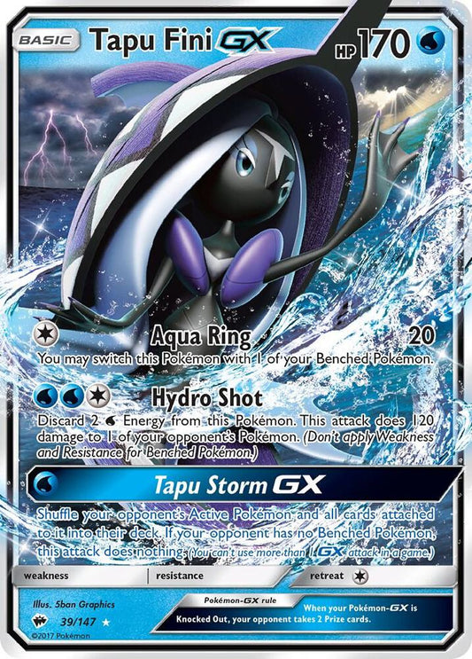 Tapu Fini GX - SM - Burning Shadows